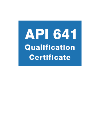 تم الحصول على شهادة تأهيل API 641 - تم الحصول على شهادة تأهيل API 641